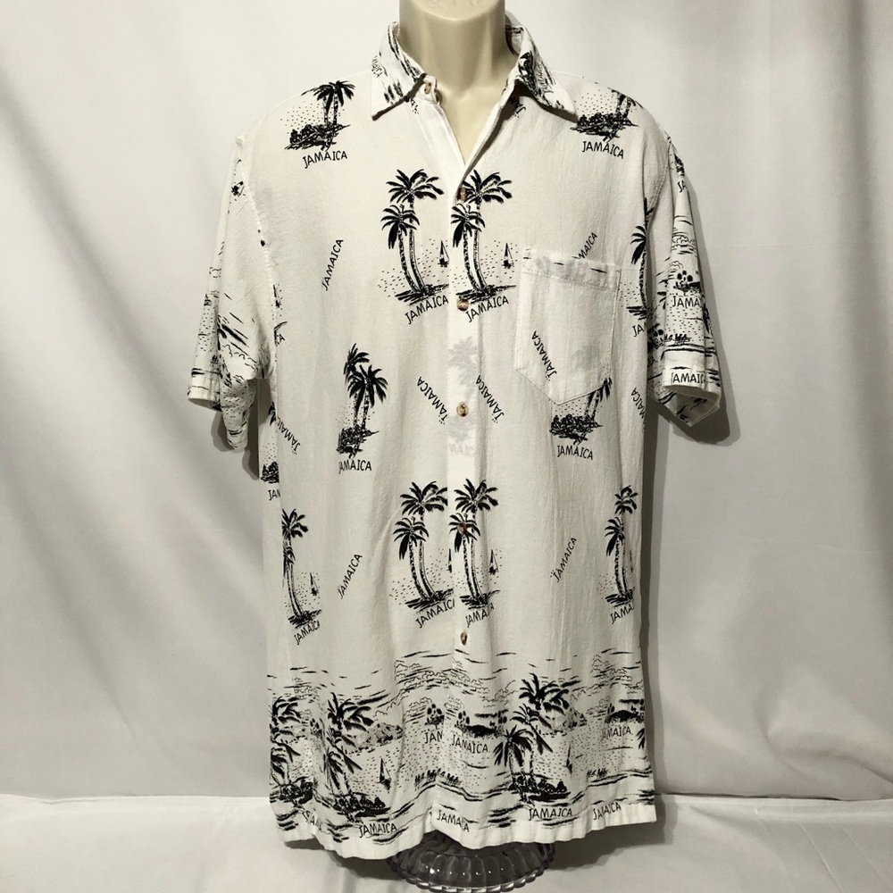 Shoreline Men’s Beach “Jamaica” Shirt XXL